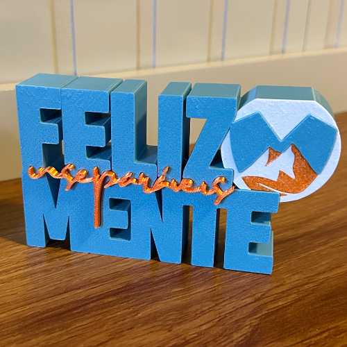 🩵 Felizmente Inseparáveis - Letreiro