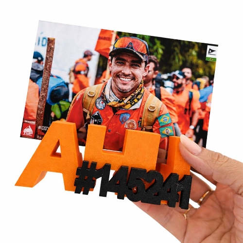 🟠 AHU Porta Foto - Letreiro