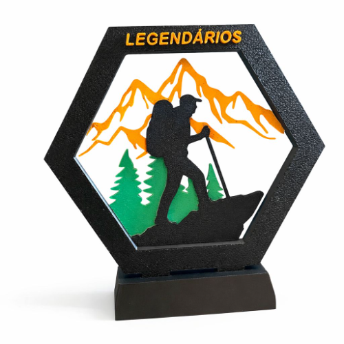 🟠 Placa Legendarios Montanha