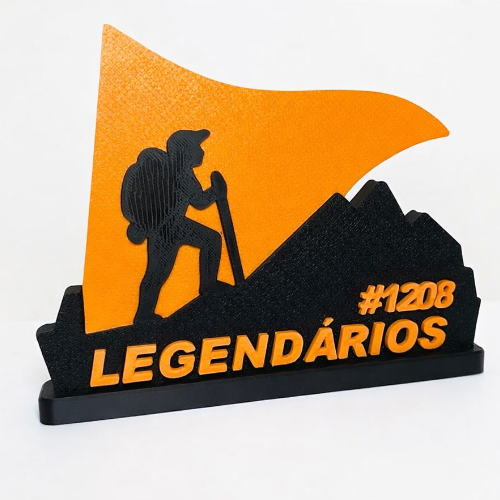 🟠 Placa Bandeira Legendarios #TOP