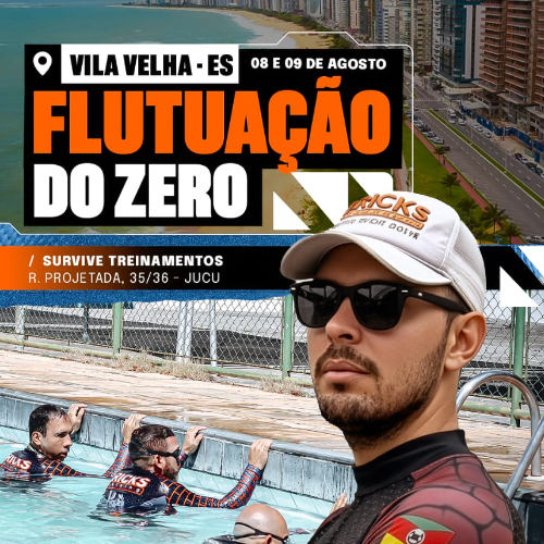 FLUTUAÇÃO DO ZERO - VILA VELHA/ES - 01 E 02 DE AGOSTO