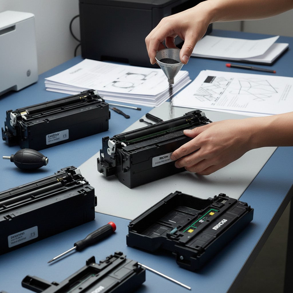 Recarga de Toner para Impressoras (Brother, HP, Samsung, Ricoh e Pantum)