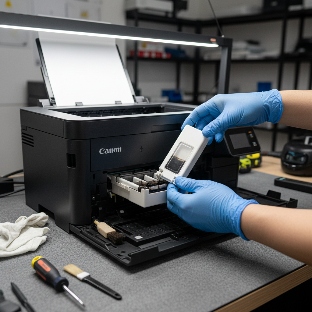 Troca da Caixa de Manutenção – Impressoras Jato de Tinta (Canon e Epson)